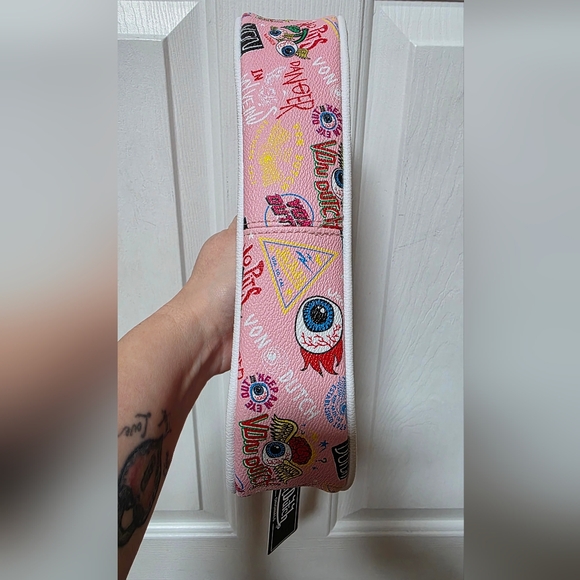 Von Dutch Pink Graphic Women's Bag - Picture 3 of 4